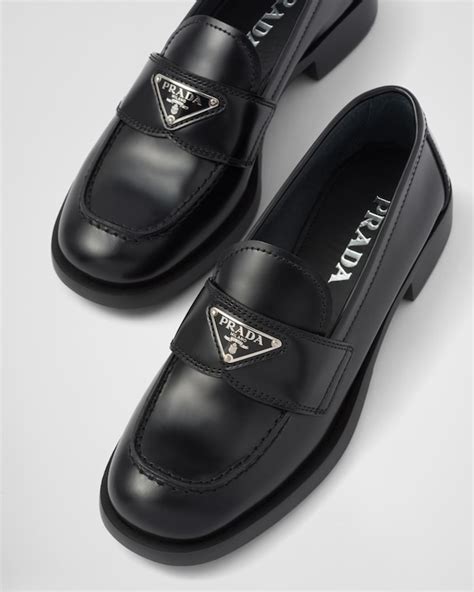 prada loafers fake|unlined brushed leather loafers prada.